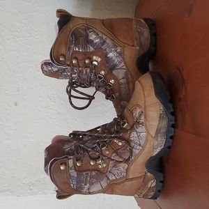 Waterproof hunting boots.